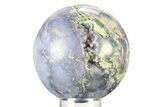 Polished Purple Botryoidal Grape Agate Sphere - Indonesia #360096-1